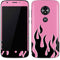 Pink Flames Moto E5 Play Skin